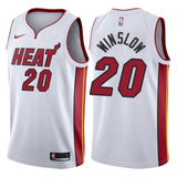 Miami Heat #20 Justise Winslow Association White Swingman Jersey