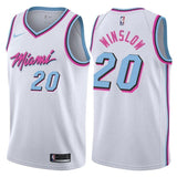Miami Heat #20 Justise Winslow City Edition White Swingman Jersey