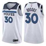 Minnesota Timberwolves #30 Aaron Brooks Association White Swingman Jersey