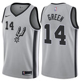 San Antonio Spurs #14 Danny Green Statement Gray Swingman Jersey