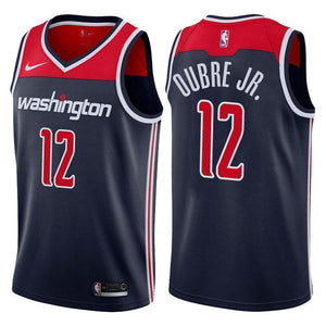 Washington Wizards #12 Kelly Oubre Jr. Statement Navy Swingman Jersey