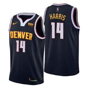 Denver Nuggets #14 Gary Harris Icon Edition Navy Swingman Jersey
