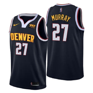 Denver Nuggets #27 Jamal Murray Icon Edition Navy Swingman Jersey