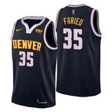 Denver Nuggets #35 Kenneth Faried Icon Edition Navy Swingman Jersey