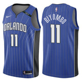 Orlando Magic #11 Bismack Biyombo Icon Blue Memorial Swingman Jersey