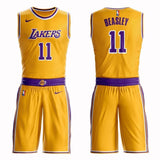 Los Angeles Lakers #11 Michael Beasley Icon Jersey and Pant Set