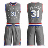 Philadelphia 76ers #31 Mike Muscala City 2019 Jersey and Pant Set