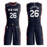New York Knicks #26 Mitchell Robinson City 2019 Jersey and Pant Set