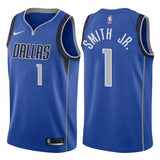 Dallas Mavericks #1 Dennis Smith Jr. Icon Royal Swingman Jersey