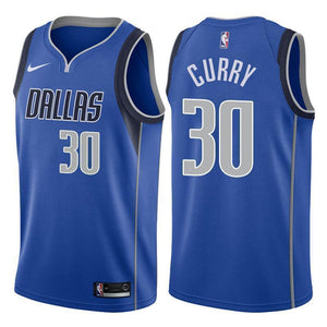 Dallas Mavericks #30 Seth Curry Icon Royal Swingman Jersey