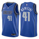 Dallas Mavericks #41 Dirk Nowitzki Icon Royal Swingman Jersey