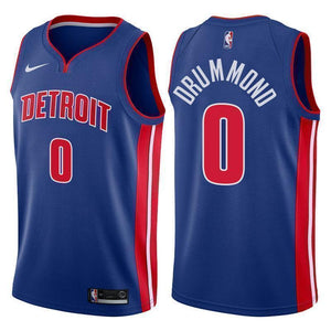 Detroit Pistons #0 Andre Drummond Icon Blue Swingman Jersey