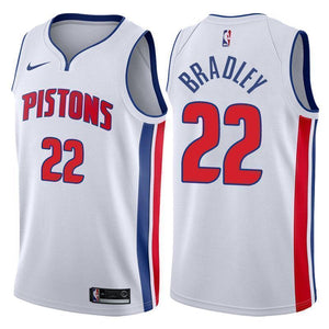 Detroit Pistons #22 Avery Bradley Association White Swingman Jersey