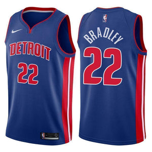 Detroit Pistons #22 Avery Bradley Icon Blue Swingman Jersey
