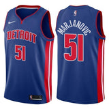 Detroit Pistons #51 Boban Marjanovic Icon Blue Swingman Jersey