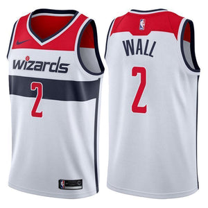 Washington Wizards #2 John Wall Association White Swingman Jersey