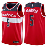 Washington Wizards #5 Markieff Morris Icon Red Swingman Jersey