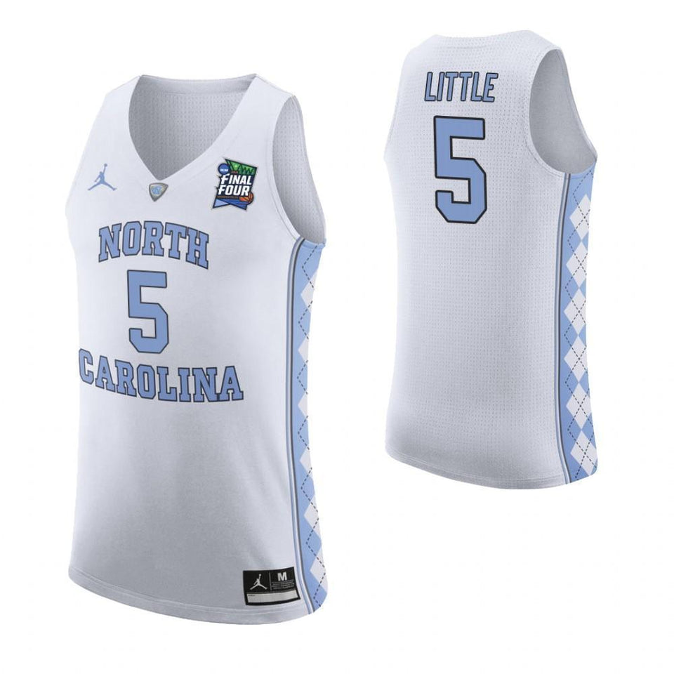 Nassir Little North Carolina Tar Heels 2019 Final Four Basketball Jersey