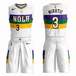 New Orleans Pelicans #3 Nikola Mirotić City 2019 Jersey and Pant Set