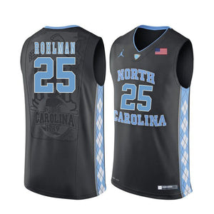 Aaron Rohlman North Carolina Basketball Jersey-Black