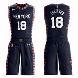 New York Knicks #18 Phil Jackson City 2019 Jersey and Pant Set