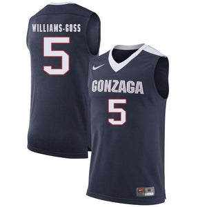 Nigel Williams-Goss Gonzaga Bulldogs Basketball Jersey-Navy