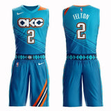 Oklahoma City Thunder #2 Raymond Felton City 2019 Jersey and Pant Set