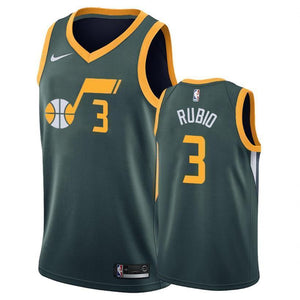 Utah Jazz #3 Ricky Rubio 2018/19 Earned Edition Swingman Jersey