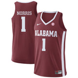 Riley Norris Alabama Crimson Tide Basketball Jersey - Cardinal
