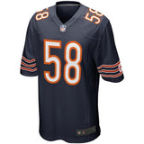 Roquan Smith Chicago Bears 2018 NFL Draft First Round Pick Game Jersey