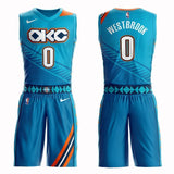 Oklahoma City Thunder #0 Russell Westbrook City 2019 Jersey and Pant Set