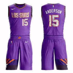 Phoenix Suns #15 Ryan Anderson City 2019 Jersey and Pant Set