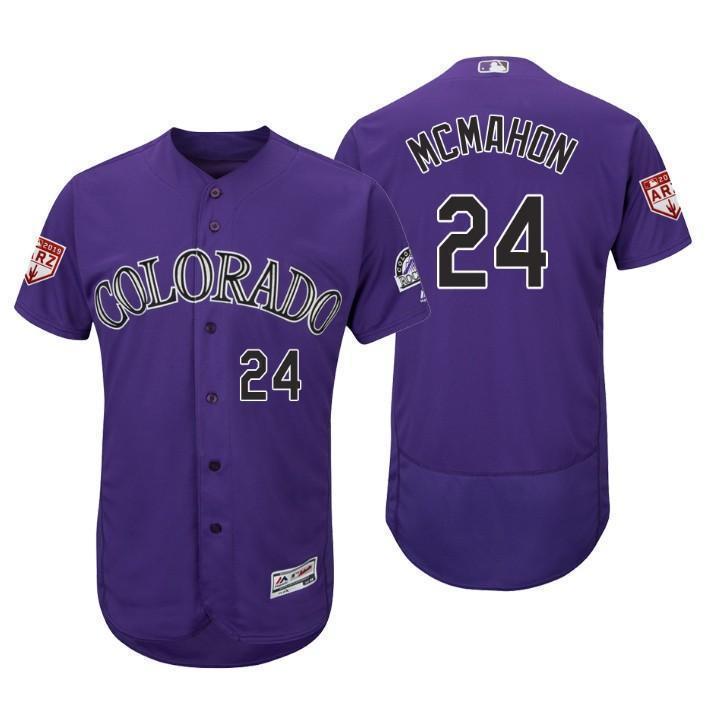 Ryan McMahon Colorado Rockies 2019 Spring Training Baseball Player Jersey