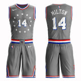 Philadelphia 76ers #14 Shake Milton City 2019 Jersey and Pant Set