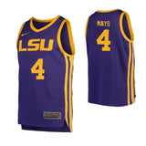 Skylar Mays LSU Tigers Basketball Jersey - Purple