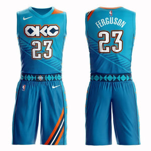 Oklahoma City Thunder #23 Terrance Ferguson City 2019 Jersey and Pant Set