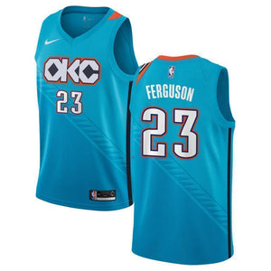 Oklahoma City Thunder #23 Terrance Ferguson NEW 2018/19 City Edition Swingman Jersey