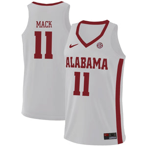Tevin Mack Alabama Crimson Tide Basketball Jersey - White