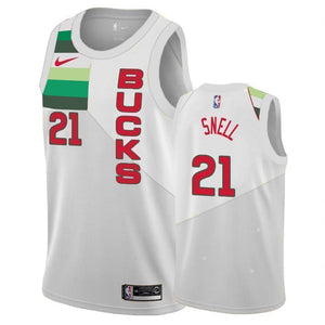 Milwaukee Bucks #21 Tony Snell 2018/19 Earned Edition Swingman Jersey