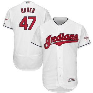 Trevor Bauer Cleveland Indians 2019 All Star Game Patch Baseball Jersey