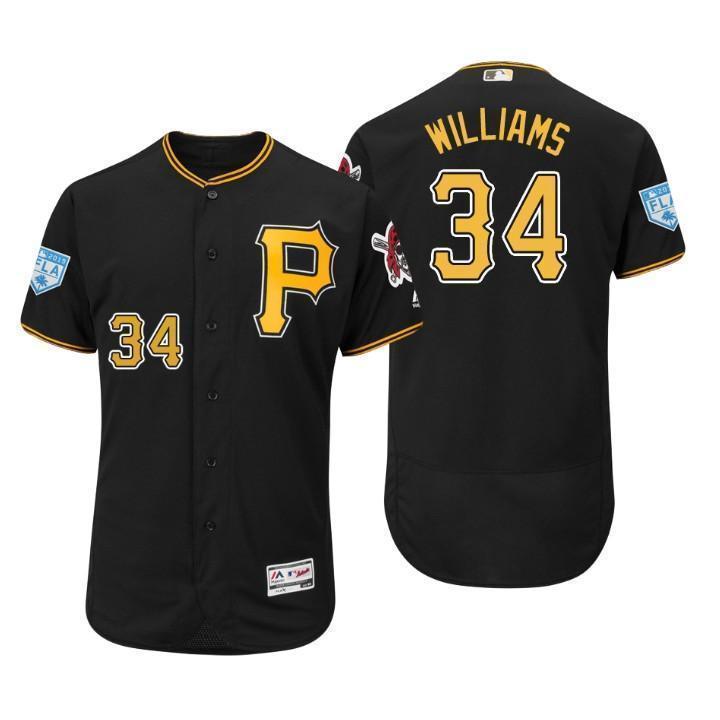 Trevor Williams Pittsburgh Pirates 2019 Spring Training Baseball Player Jersey