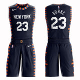 New York Knicks #23 Trey Burke City 2019 Jersey and Pant Set