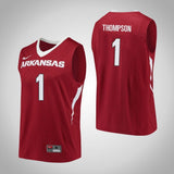 Trey Thompson Arkansas Razorbacks Basketball Jersey - Red
