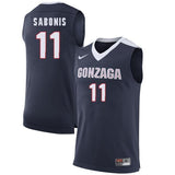 Domantas Sabonis Gonzaga Bulldogs Basketball Jersey-Navy