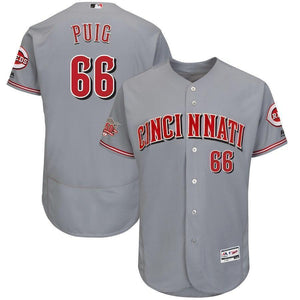 Yasiel Puig Cincinnati Reds 150th Anniversary Baseball Jersey