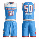 Sacramento Kings #50 Zach Randolph City 2019 Jersey and Pant Set