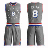 Philadelphia 76ers #8 Zhaire Smith City 2019 Jersey and Pant Set