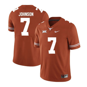 Marcus Johnson Texas Longhorns Football Jersey - Orange