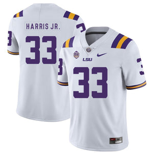 Todd Harris JR LSU Tigers Football Jersey - White