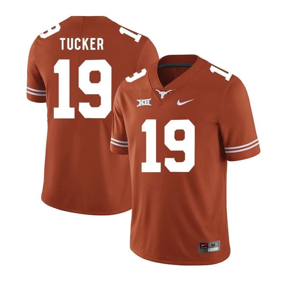 Justin Tucker Texas Longhorns Football Jersey - Orange
